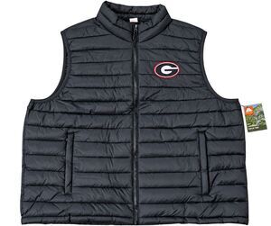 Ozark Trail NWT GA Bulldogs Puffer Vest 3XL